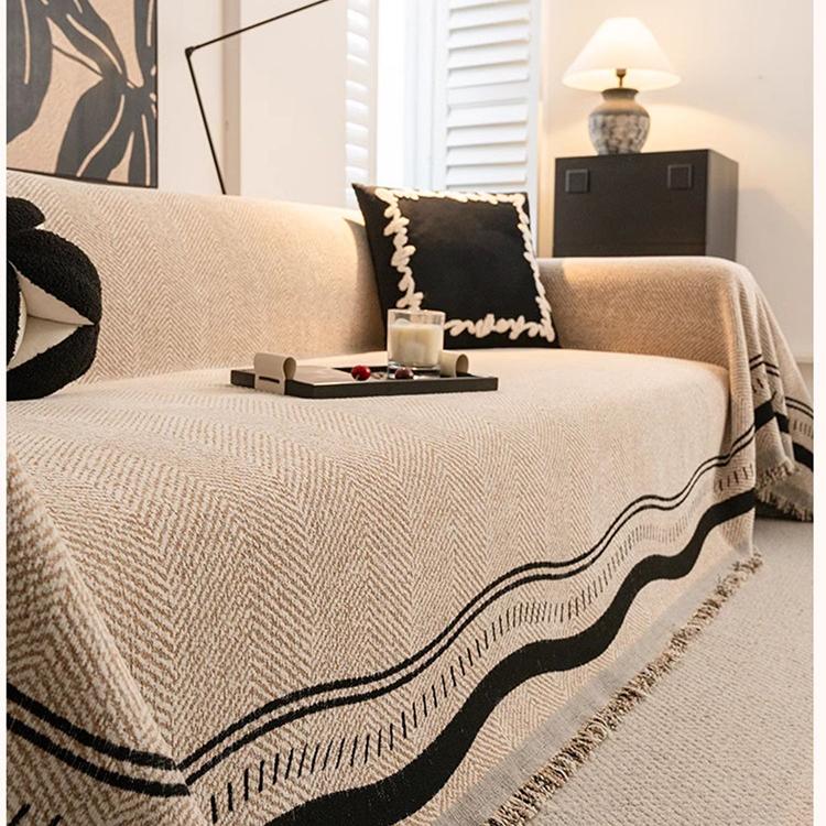 Chenille Double-sided Usable Sofa Towel Sofa Cover Sofa Cushion Protective Sofa Against Cat Scratching Four Seasons Universal Pet-friendly Can Be Used