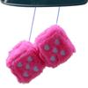 Dice Car Ornament, Autophagy Dice - 1 Pair Plush Car Interior Dice | Soft