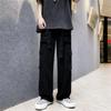 Men's Multi-Pocket Overalls: Original American High-Street Retro Hip-Hop Style, Japanese Straight Casual Pants Trend.