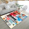 Manchester City Personalized Text Floor Rug Office Rug Design for Decorate room Living Rooms Kitchen Playrooms Anti-slip Rug Anime Office Decor