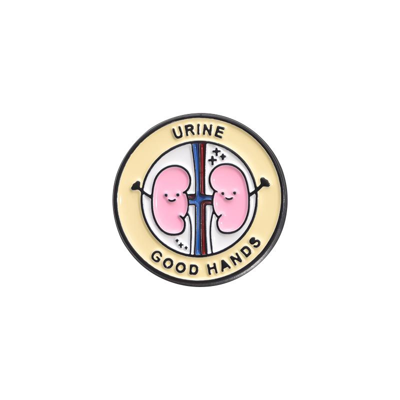 

Новый Медицинский Эмалевый Значок Мультяшный Милый Значок Почки Забавный Значок Мочи Хорошие Руки Брошь Урология Значок Значок Врач Медсестра Подарок Аксессуары