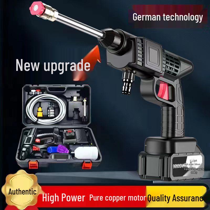 Powerful Wireless High-Pressure Car Washer with Lithium Battery