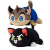 Adorable Lackadaisy Tater Plush Cat Toy Soft Crystal Velvet Stuffed Animal Doll