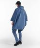 Aigle Official MTD Rain Pack Poncho Size XS Waterproof, Breathable, Water-Repellent T-Shirt, Blue,