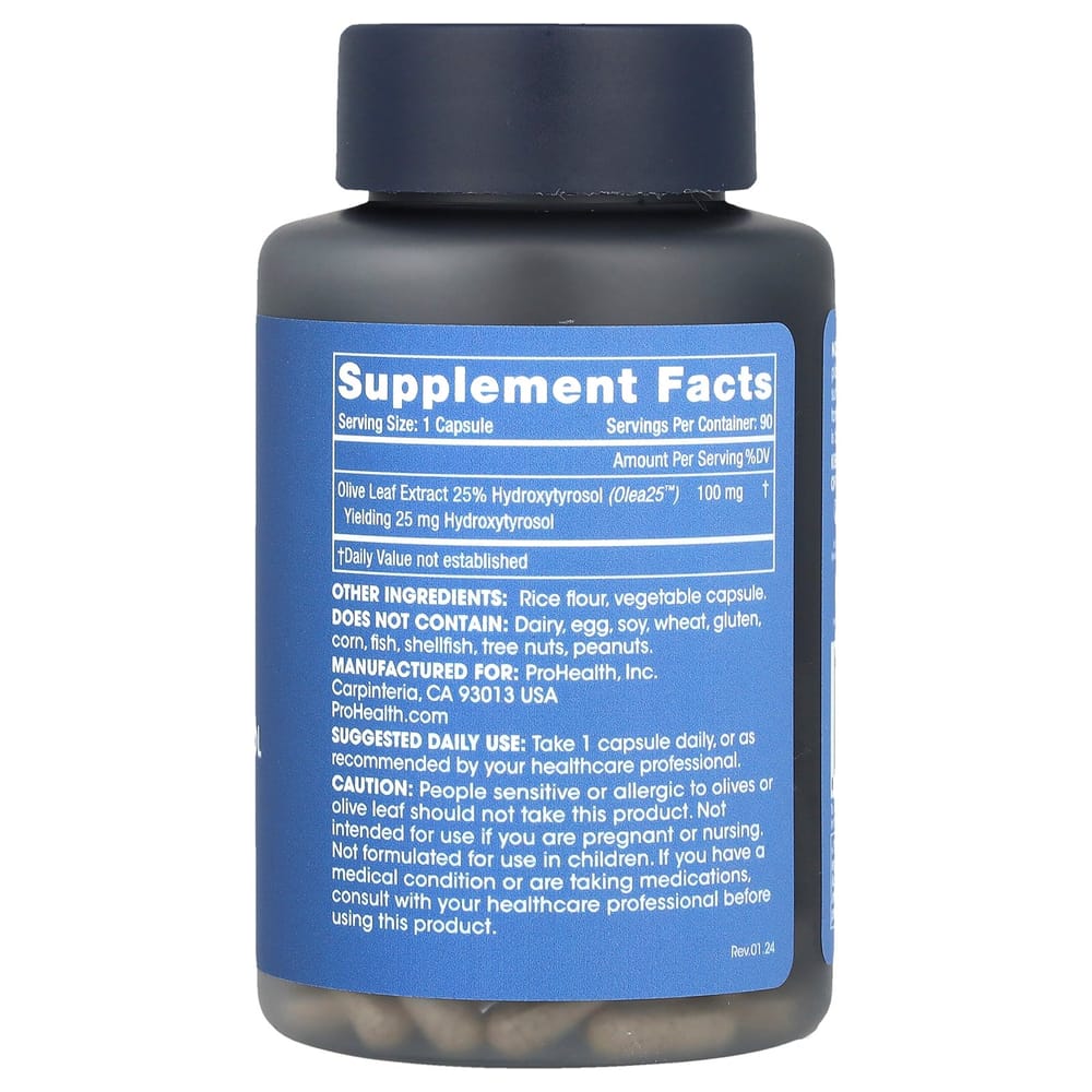 IHerb Hydroxytyrosol Extrême 25 mg Gélules Végétales, 90 Unités