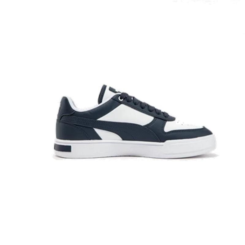 PUMA CAVEN DIME Unisex Casual Versatile Anti Slip Low Top Skate Shoes White Blue 384953-25