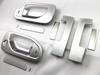 BRIGHTZ Chrome Door Handle Satin for NV350 Caravan E26 Compatible with and VW6E26 Models and VW6E Covers, Silver, (Van) [DHC-NOBU-479] CS4E26, CW4E26,