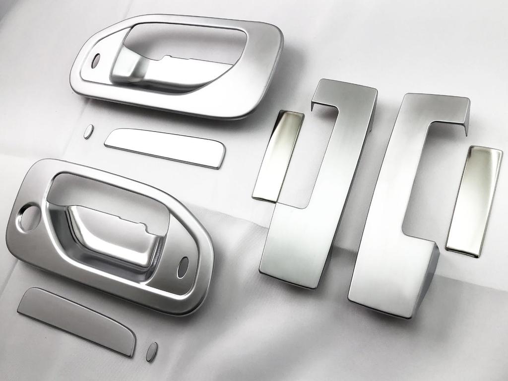BRIGHTZ Chrome Door Handle Satin for NV350 Caravan E26 Compatible with and VW6E26 Models and VW6E Covers, Silver, (Van) [DHC-NOBU-479] CS4E26, CW4E26,