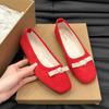 Fashion Bowknot Women Mary Jane Shoes  New Designer Flats Retro Style Ladies Comfort Slip-on Soft Sole Ballerina Shoes