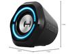 EDIFIER Hecate G1000 Gaming Speaker, 5W Output, Bluetooth 5.3, Full-Range, USB/3.5mm, RGB Lighting, Black [Official Japanese Distributor] ED-G1000-BK