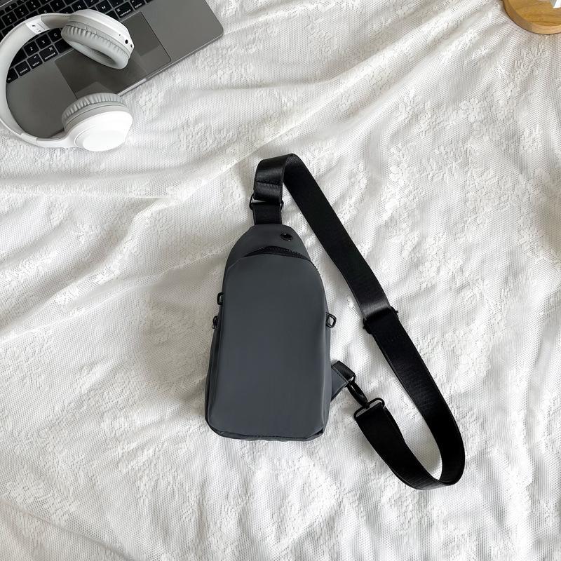 

Повсякденна спортивна сумка. Повсякденна сумка через плече. Нагрудна сумка Tide в корейському варіанті сірий колір