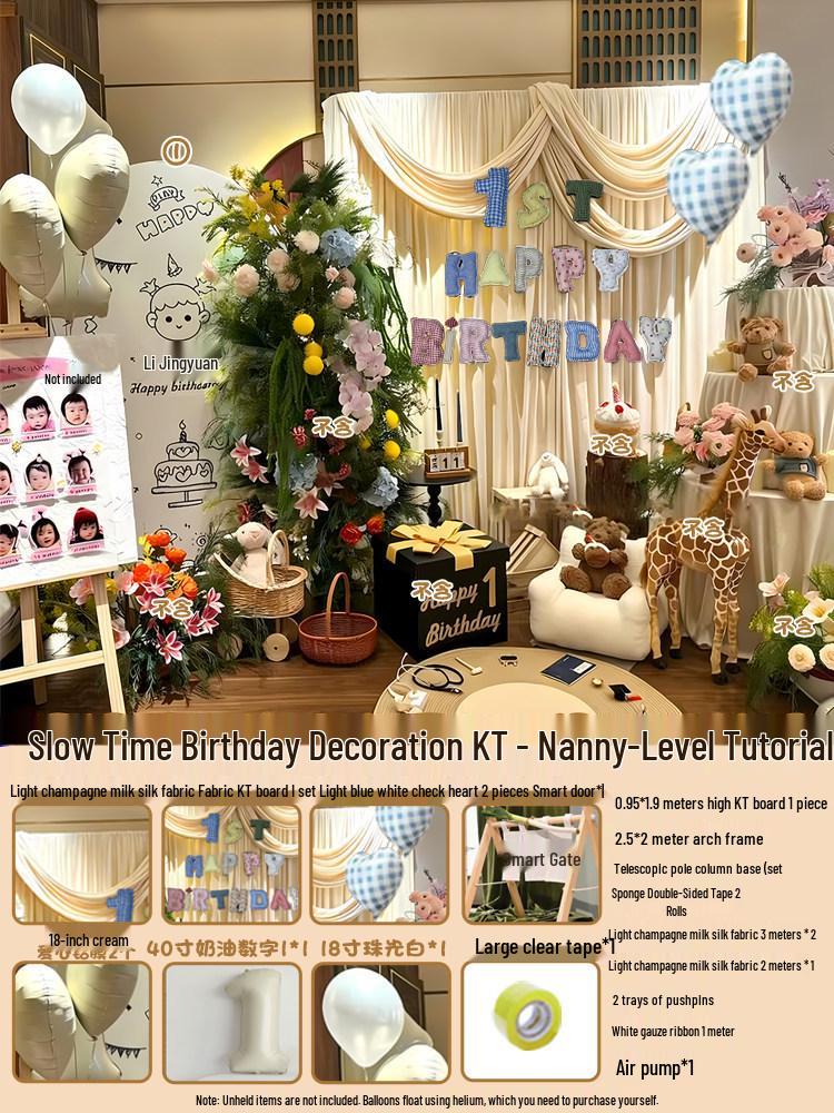 Korean Ins Baby 1st Birthday Cloth