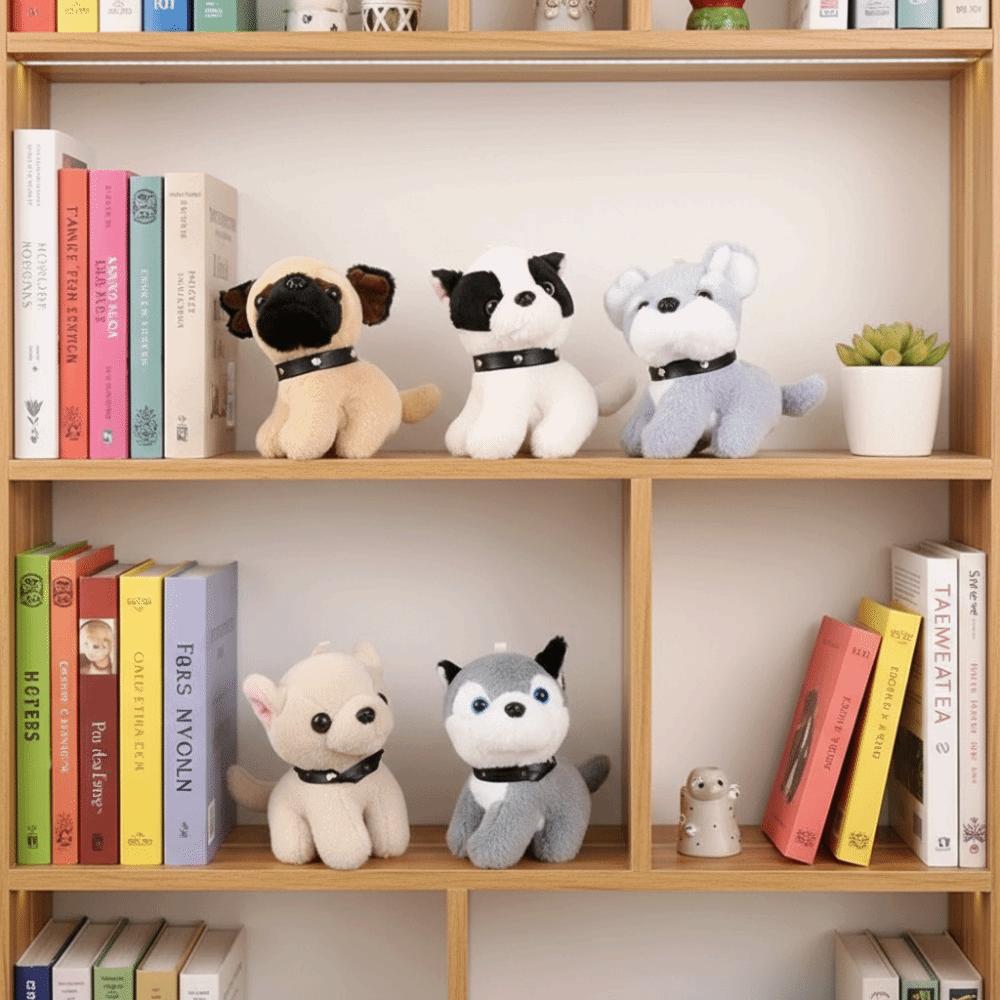 Simulation Simulation Dog Plush Keychain Small Pendant Animal Pendant Dog Plush Pendant Couple