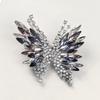 Fashionable Three-dimensional Butterfly Brooch, Women's Light Luxury and Elegant Super Sparkling Animal Brooch, Suit Pin