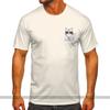 Cool Cat Logo TShirt 100 Cotton Minimalist Feline Symbol Tee for Unisex and Unisex Streetwear Essentials
