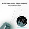 100Pcs S/Ss/Sss/M/L/Ll Anti-Wrapped Beans Float Fishing Bobber Silicone Stopper Space Bean Connector Fishing Line Tackle