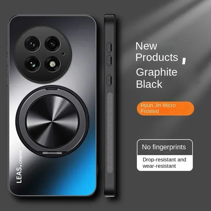 Magnetic Case for OnePlus Ace 5 Pro 13R 13 12 12R 11 11R 10r 10T Ace 3v 2 Pro Matte Shockproof Holder Stand Cover Funda