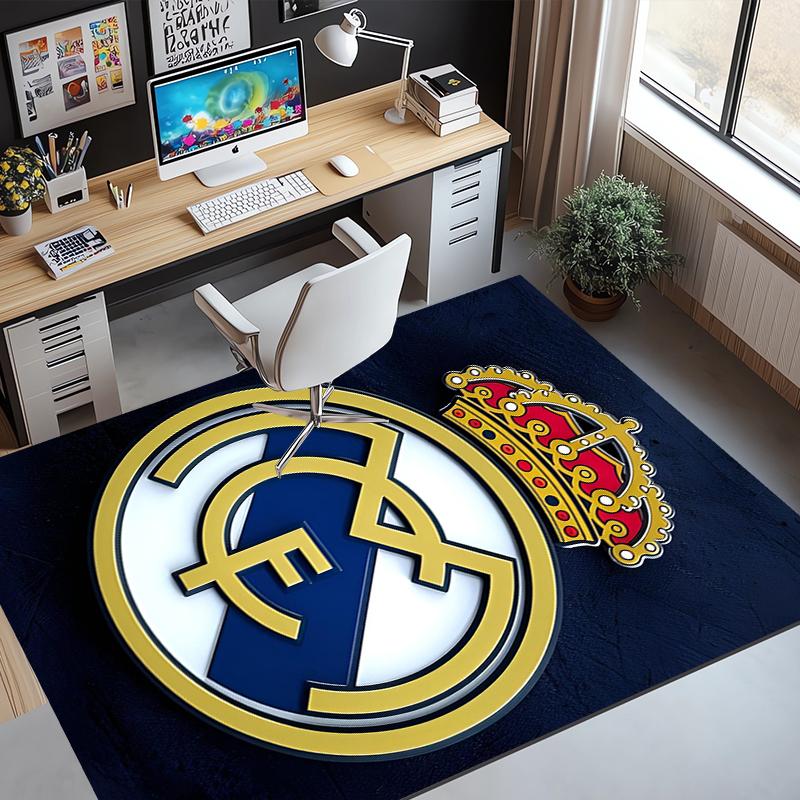 Tappeto con Fantasia Squadra di Calcio, Tappetino Interno/Esterno, per Picnic, Sala Giochi, Camera da Letto, Ufficio, Soggiorno, Tappeto Decorazione Casa, Regalo di Compleanno
