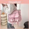 Large Capacity Stylish Black Nylon Tote Bag For Casual Everyday Use With Roomy Design