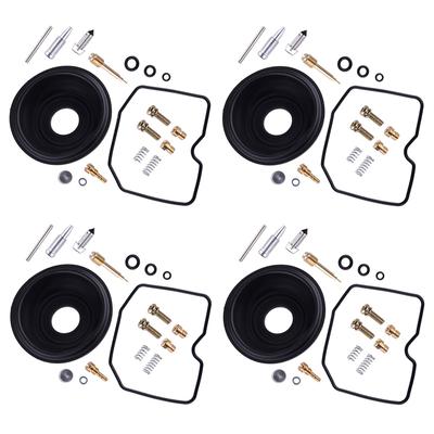 4 Sets Motorcycle Carburetor Repair Kit Diaphragm Fit for Kawasaki GPZ900R Ninja ZX900A 1984-1990 1991 1992 1993 1994 1995 1996
