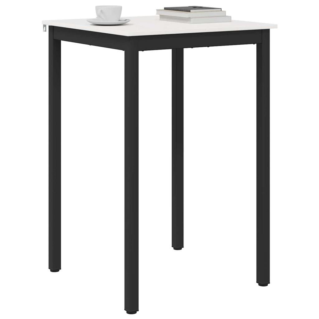 Bartisch in White 70 x 70 x 105 cm Solid Pine Wood