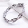 Vintage Short Collar Necklace Weak Elastic Collarbone Plated 18K Gold