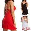 Sexy Lingerie Ladies Sleepwear Women Babydoll Robe Underwear Vneck Dress Night