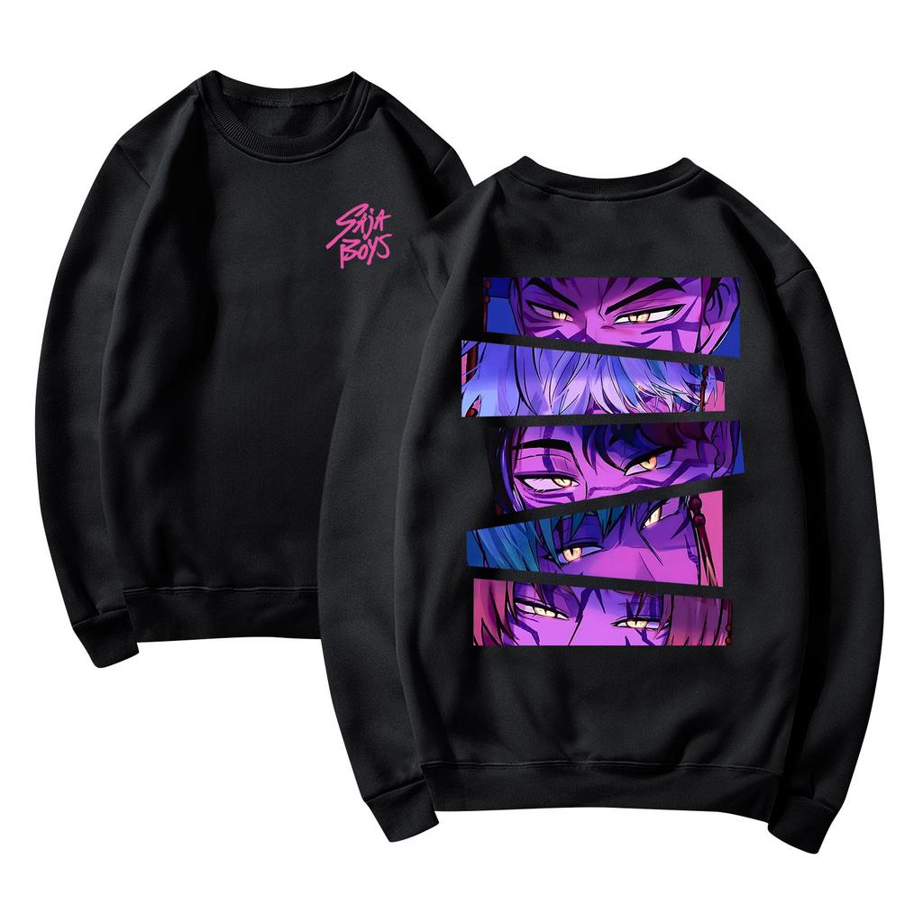 Women's Fashion Casual Long Sleeve Printed Round Neck Sweatshirt Top