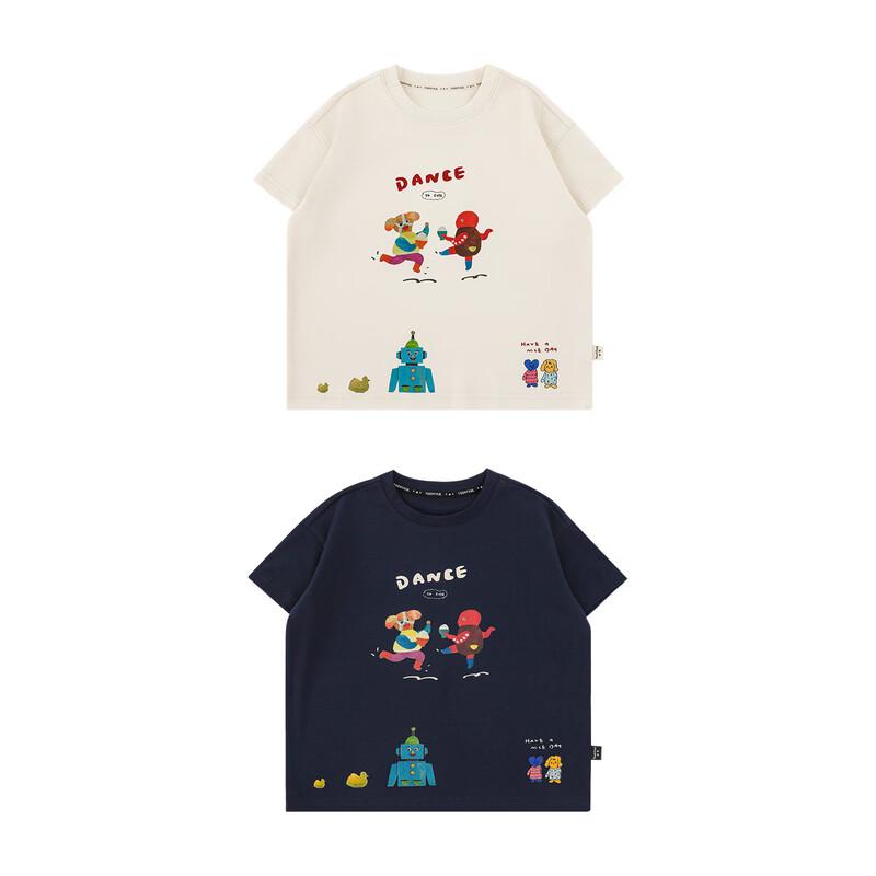 YouYou Boys' Summer Robot Dog T-Shirt