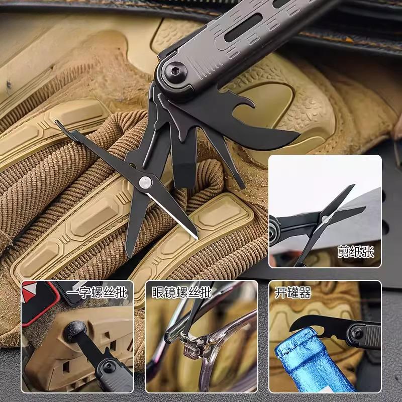 New Multifunctional EDC Bottle Opener Kit Portable Outdoor Camping Manual Equipment
