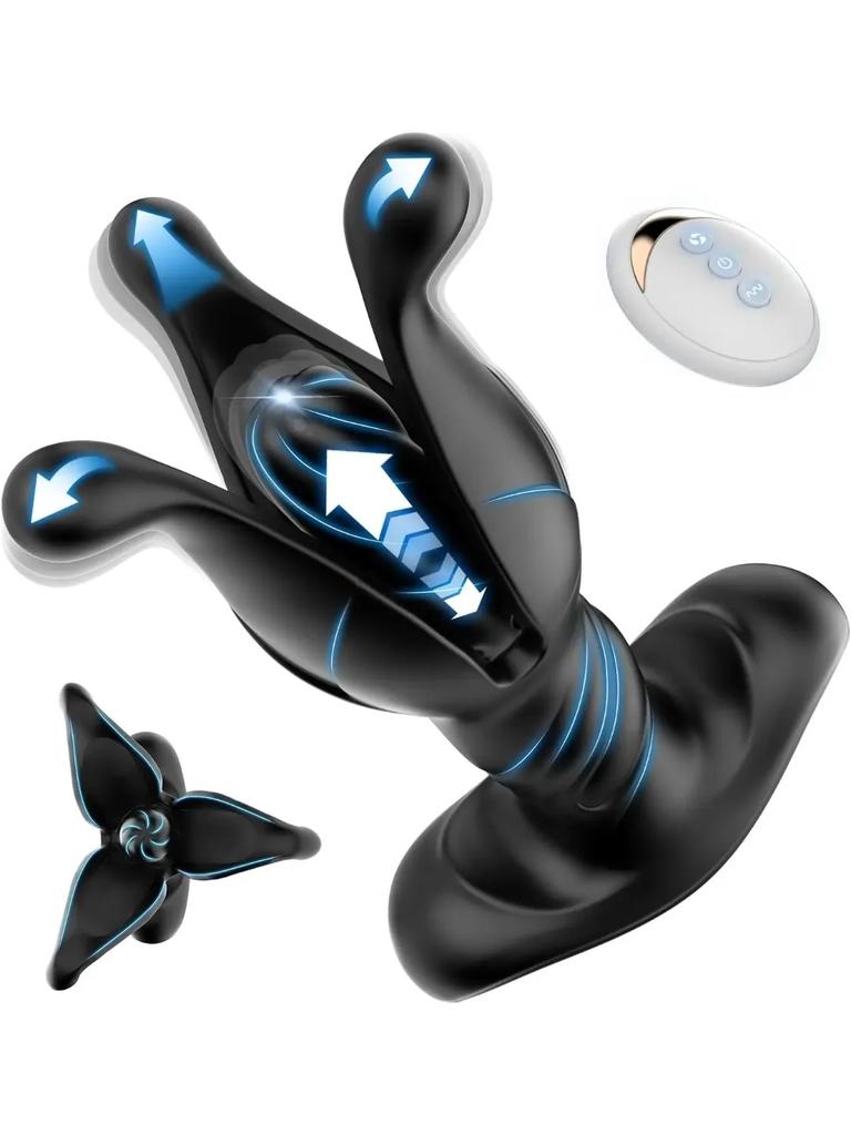 9-Mode Impact Beating Vibration Butt Plug  Male Prostate Massager Anal VibratorSex Toy Vagina Massager Women Clitoris Stimulator
