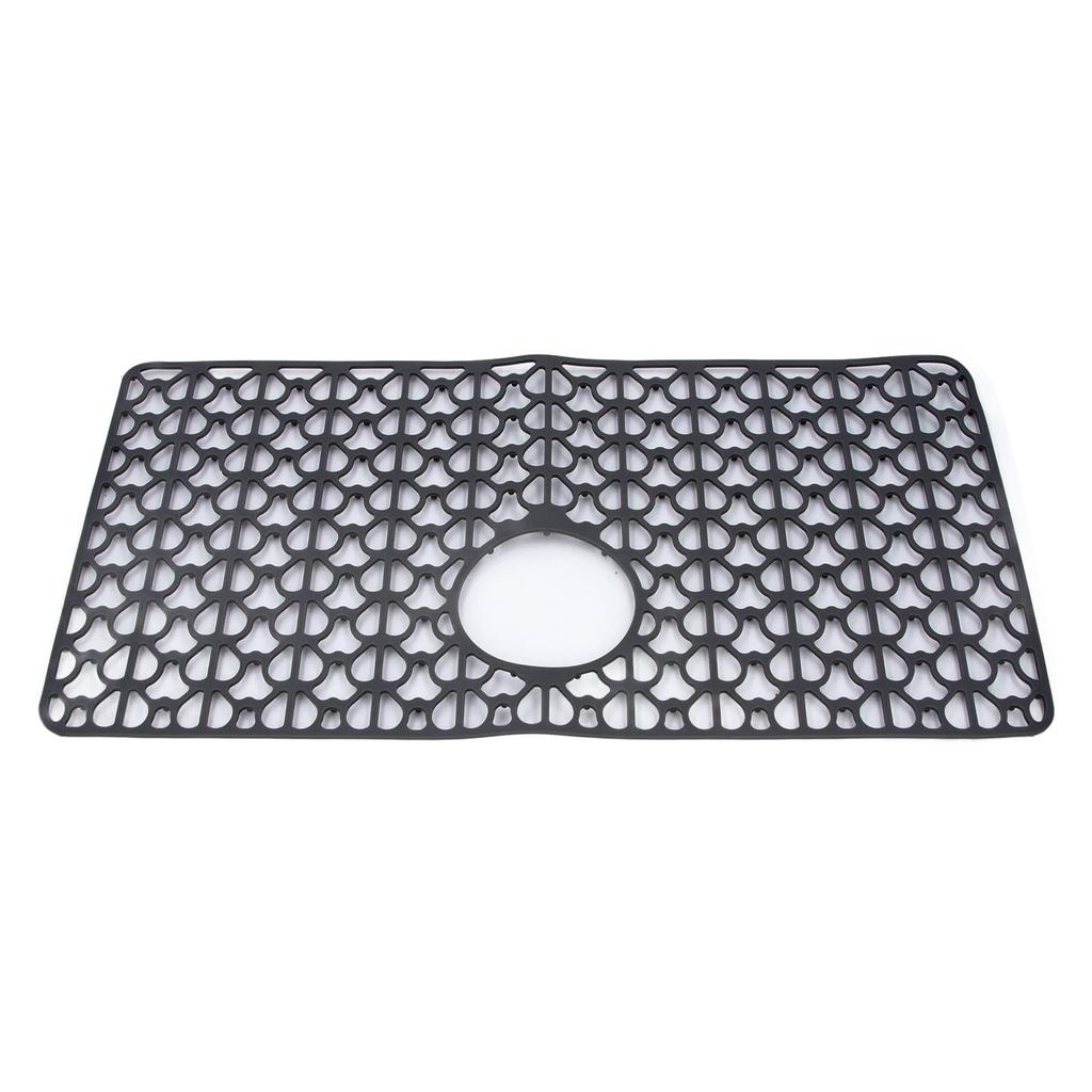 Kitchen Sink Mat Silicone Scratch Resistant Anti Slip Water Proof Reusable Multifunction for Dishes