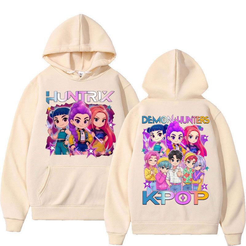 Unisex Hoodies & Sweatshirts KPop Anime Demon Hunters Fashion Popular Hoodies