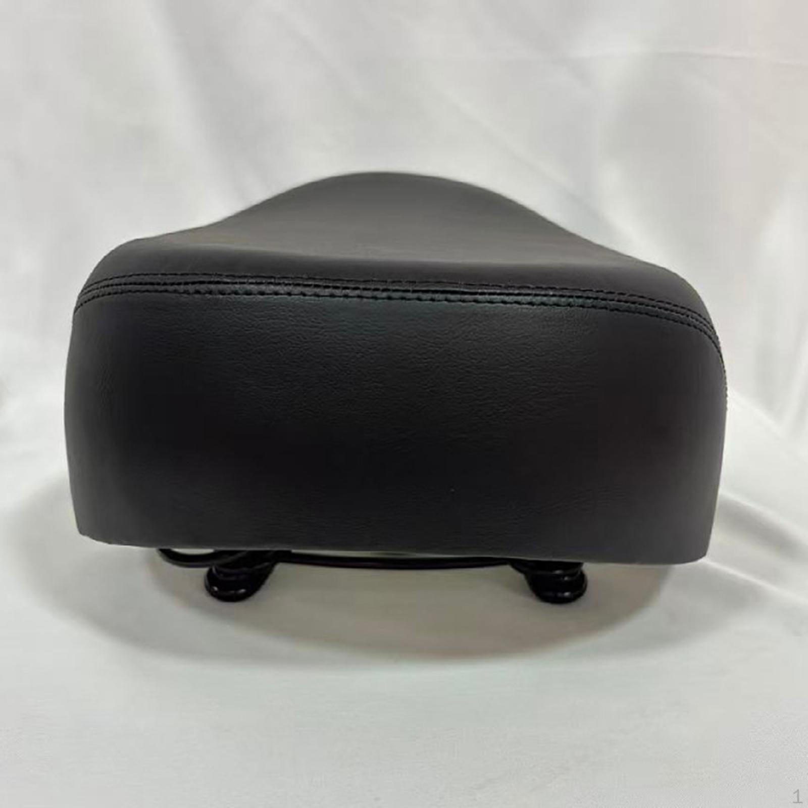 

Ebike Saddle Shock Absorption Thick Comfortable Black for Indoor Exercise Bikes Waterproof Widened