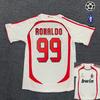 AC Milan Retro Away Jersey #22 Kaka, Champions League, Pirlo, Short Sleeve Football Kit (0607)