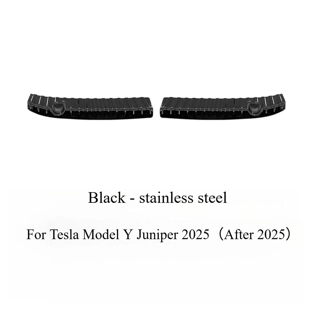 For Tesla Model Y Juniper 2025 Trunk Threshold Strip Stainless Steel Mats Sill Guard Rear Cargo Anti Scratch Protector Accessory
