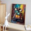 Disney 5D DIY Diamond Painting Decorations WALL E Healing Theme Illustrations Diamond Embroidery Rhinestone Cross Stitch Set Handmade