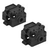 RC Gear Box Housing Black Plastic RC Transmission Case for Wltoys 284161 284010 284131 K969 K989