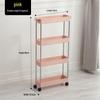 Bathroom & Kitchen Multi-layer Floor-standing Storage Trolley Shelf