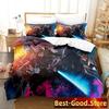 New Sword Art Online II Bedding Set Cartoon Anime Three-piece Set Adult Kid Bedroom Duvetcover Sets 3D Kawaii Roupas De Cama