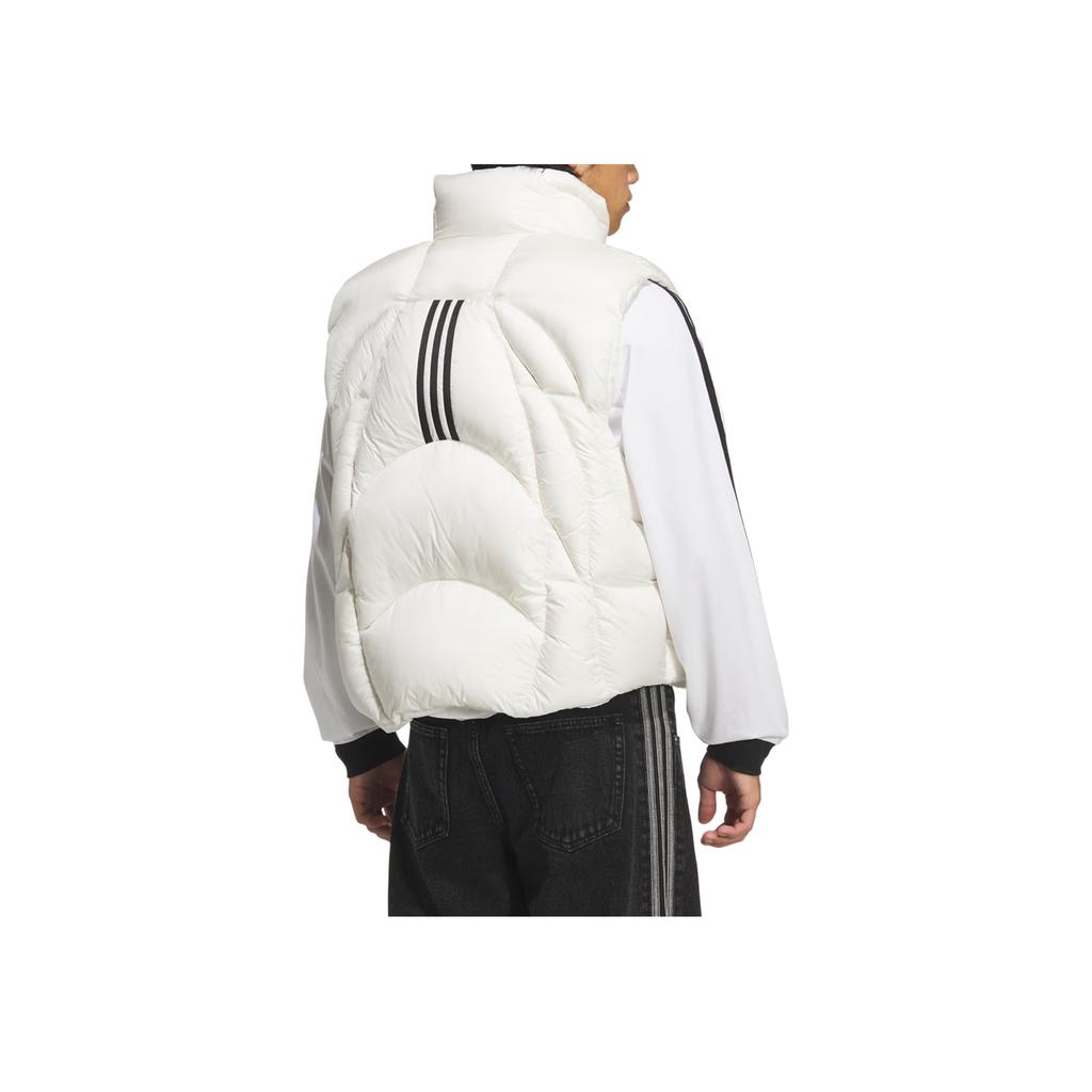 Adidas Originals X Gali Collaboration Stand Collar Loose Fit Zipper Warm Duck Down Sleeveless Down Vest Unisex Vests KS8233