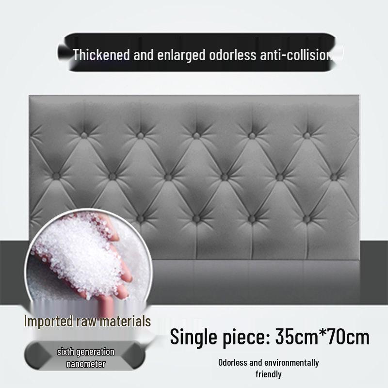 

Самоклеюча 3D наклейка на стіну: Водонепроникне, Протиударне, М яке узголів я для спалень, віталень та дитячих садків. 70x35 cm (5 mm thick)