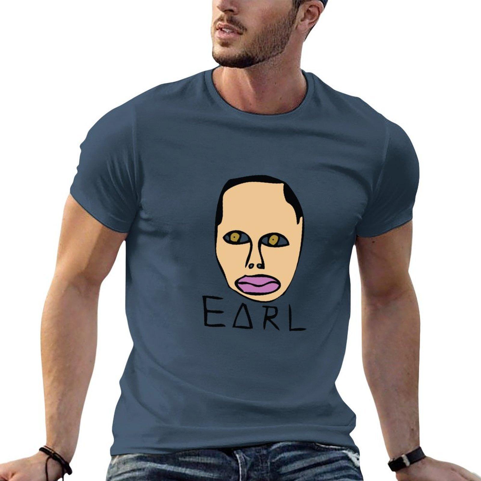 Earl Face Tshirt Plus Size Solid Color Tshirt S