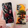 Transparent Cover For Oppo Reno5 5G Case CPH2145 Cute Cat Fashion Butterfly Funny Painted Casing PEGM00 PEGT00