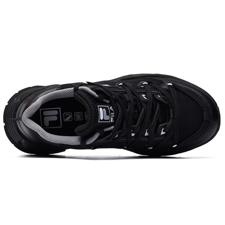 Fila Fusion Starfish Canvas Comfortable Versatile Breathable Low-Top Casual Shoes Women sneaker Black T12W034104FBK