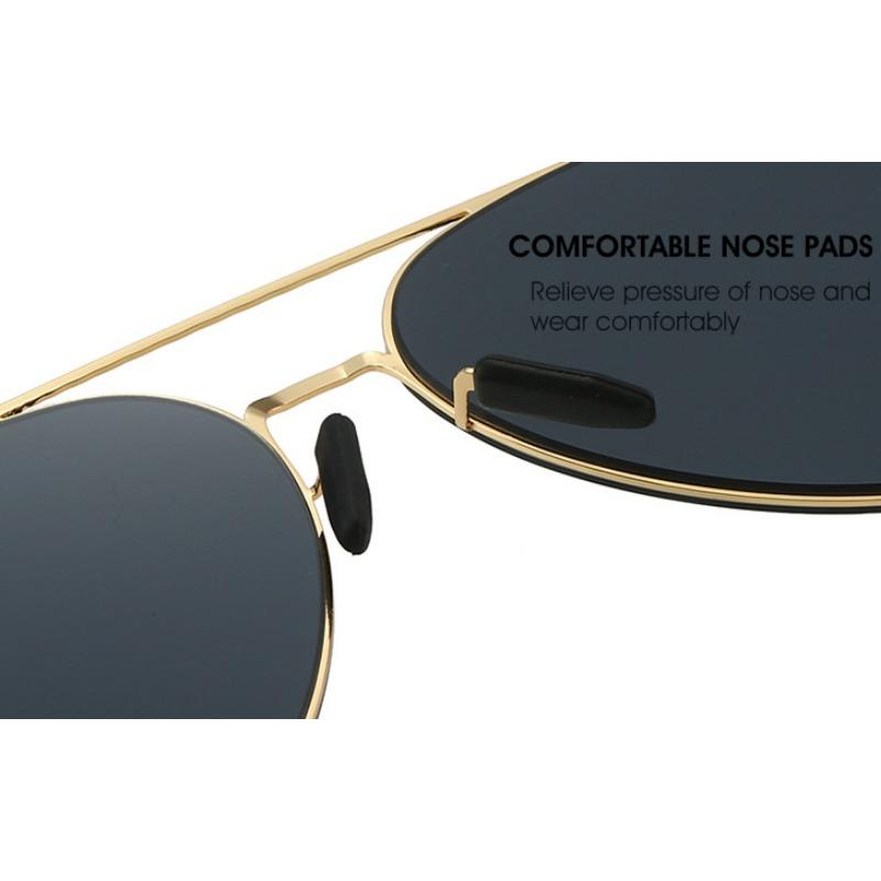 Classic Big Frame Pilot Sun Glasses Fashion Gradient Sunglasses For Men Design Anti-Reflective Uv400