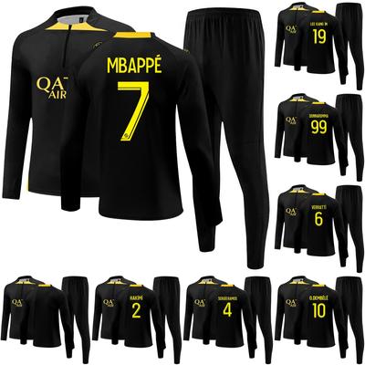 Fußball Trainingsanzug Fußballverein Herren Langarm Sportbekleidung Atmungsaktiv Sporttraining Fitness