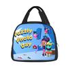 Abby Hatcher lunch bag new large capacity versatile cartoon print student boy and girl best birthday gift for school