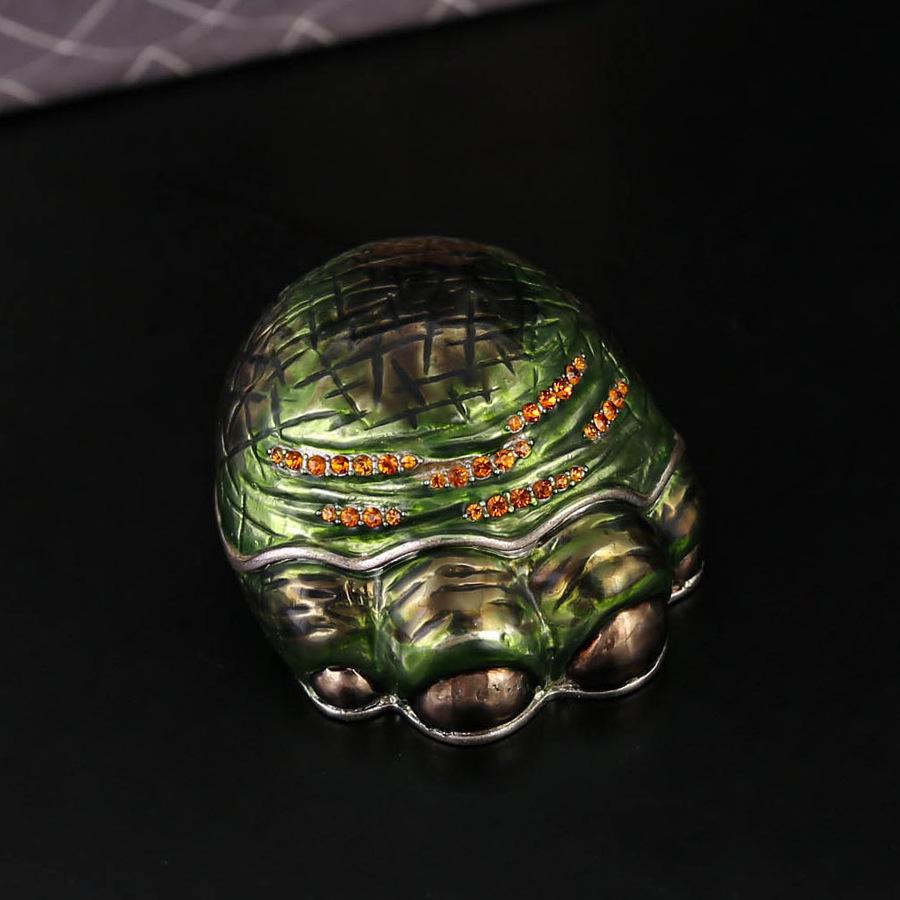 Light Luxury Simulation Elephant Palm Jewelry Box Flip Anti-ash Storage Gold and Silver Jewelry Storage Home Ornament Crafts