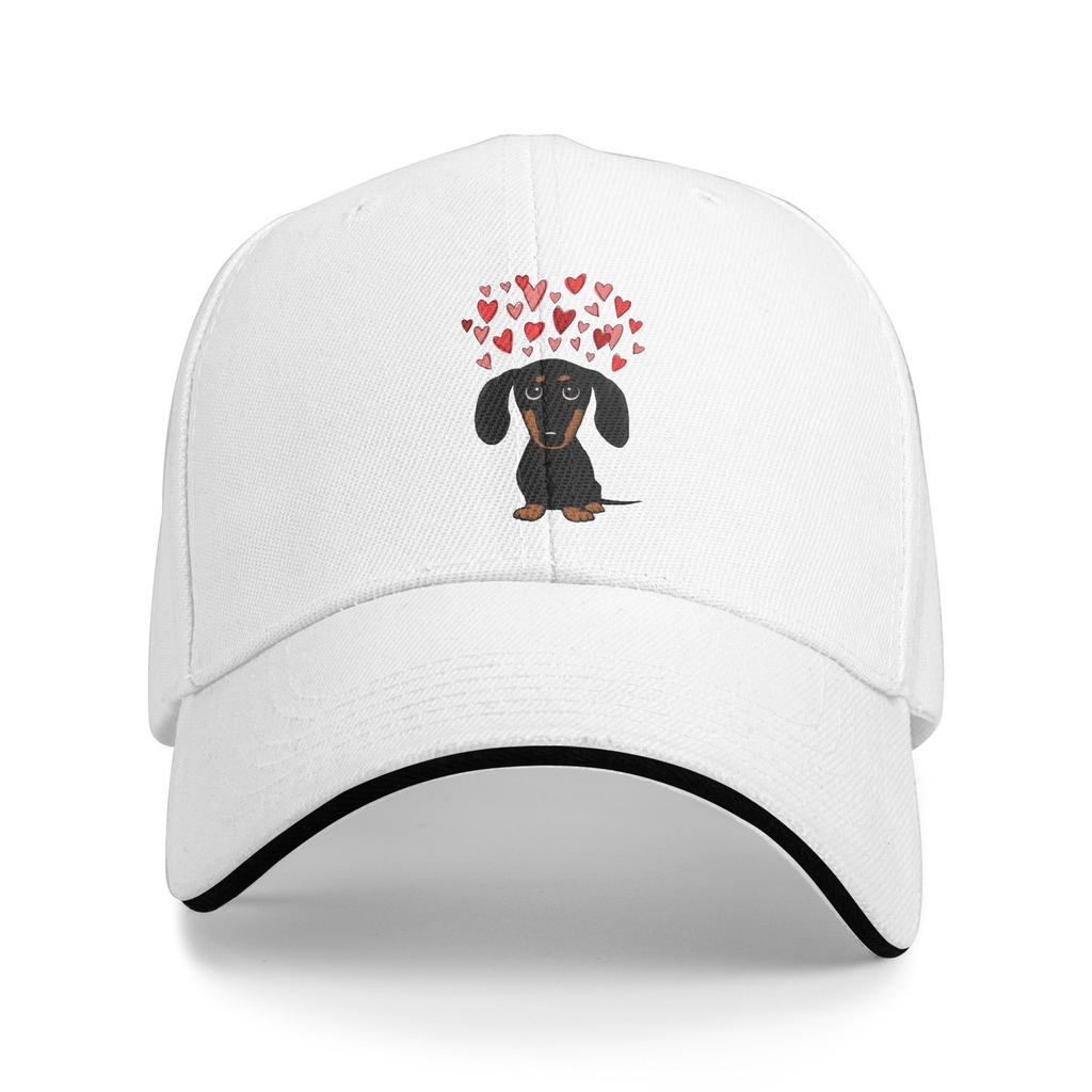 Custom Classic Dachshund Love Baseball Cap WoUnisex Unisex Adjustable Wiener Badger Sausage Dog Dad Hat Sports Snapback Hats